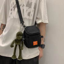 Men Bag Small Cross Buns Summer New Single Shoulder Bag Casual 100 Hitch Fashion Cable-covered Mens Mobile Phone Bag WAVE CARD