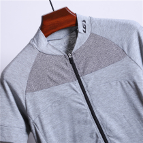 Foreign Trade Women Style Summer Full Zipper Short Sleeves Riding light and thin speed dry breathable Anti-UV Night Riding Equipment