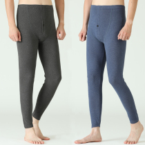 Middle Aged Men Wear Warm Pants Dad Line Pants Middle-aged Hit Bottom Pants Seniors Autumn Pants Thin Underpants Underpants Autumn winter