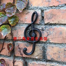Cast iron garden groceries European retro Wrought iron note hook Cast iron gardening supplies