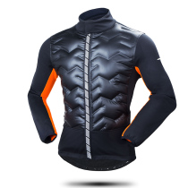 Lampada down cotton winter windproof warm bike riding suit autumn winter coat mens long sleeve jacket jacket