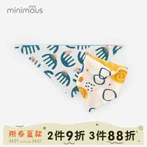 Baby Pure Cotton Saliva Towel Around Mouth Spring Autumn Thin NEWBORN SCARF WATER SPIT BIB ANTI-SPITTING MILK BABY TRIANGLE TOWEL