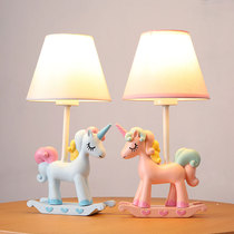 Childrens eye protection unicorn table lamp Living room Bedroom Bedroom bedside Decoration Desk Lamp Cartoon Creative Boy Girl student