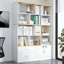 Bookcase Simple Floor Home Living Room Lockers Bedroom Containing Shelf Office Integrated By Wall Shelf Bookshelves