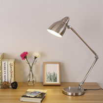 Creative Long Arm Folded Metal Halogen Lamp Desk Lamp Working Office Study Book Room LED Eye Protection Incandescent Lamp Dimming