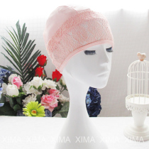 Sima new swimming cap female lady long hair comfortable not take a solid color lace cloth swimming cap