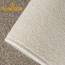 BAMUSIOR imported wool pure color carpet living room tea table blanket bedroom full of custom Nordic minimalist bedside blanket