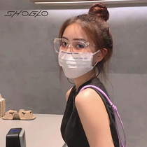 Net red with transparent glasses frame without makeup artifact myopia glasses female can be equipped with a large frame face small eyes