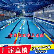 Gym community Villa steel structure heated swimming pool customized assembled swimming pool children training heating equipment