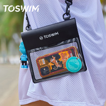 TOSWIM mobile phone waterproof bag diving cover with touch screen spa drifted underwater photo beach bag swimming containing bag
