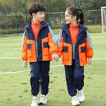 Primary school uniforms three-piece Childrens autumn class uniforms kindergarten uniforms autumn and winter outfits