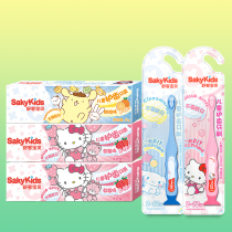Shuke Shu Ke Baby Toothpaste * 3 toothbrush * 2 Moth-proof 2-3-6-12 years old can swallow low fluoride specials