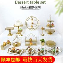 European dessert table ornaments display stand wedding decoration props cake shelf afternoon tea dessert stand