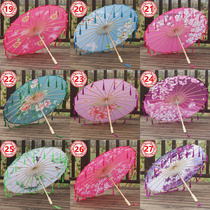 Rainproof and Sunproof Antique Oil Paper Umbrella Hotel Decorative Umbrella Ceiling Chinese Style Classical Umbrella Lamp Ancient Costume Hanfu Umbrella Dance