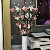 High branches and leaves artificial flowers dried flowers living room floor-to-ceiling fake flowers new homes large decorations rose bouquets