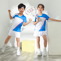 2021 Girls badminton suit suit Quick-drying breathable table tennis suit Mens training game jersey Volleyball tennis suit