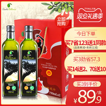 Berina Spain imported PDO extra virgin olive oil gift box 750ml * 2 year goods welfare group purchase gift