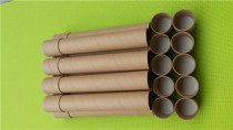 Factory straight hard paper tube kraft paper tube is suitable for posters calligraphy and painting wall stickers mailing packaging 3 4*45 stamping