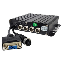 Bus cargo car SD card hard disk video recorder bus school bus AHD four-way monitoring host 12-24V