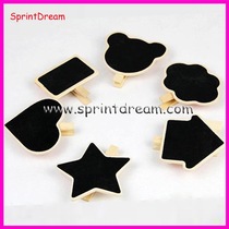 ZAKKA creative small blackboard small clip multi-function Mark clip mini message clip blackboard seat clip photo holder