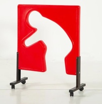 Kindergarten drill hole Human body modeling wall Sensory integration Physical training Childrens human shape modeling wall Human shape modeling wall