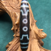 Natural Tibet Tibetan green leather elephant earth falling stone Jiuying shale full cinnabar ten-eyed pearl pendant pendant bracelet