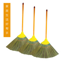 Big broom bamboo broom sweeping the road plastic silk courtyard household single broom long sweeping outdoor