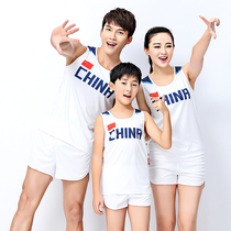 Men and Women section of track and field training were set primary and secondary school children track suit and the college entrance examination pao bu fu printing