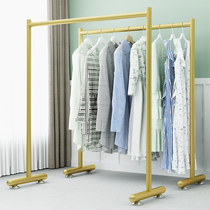 Simple coat rack landing household single pole rental house Net red hanger bedroom hanger indoor clothes rack