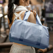 Fitness Bag Dry Wet Separation Travel Bag Men And Women Light Short Distance Large Capacity Waterproof Net Red Luggage Bag Training Kits