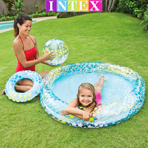 INTEX childrens play water toy pool slide ocean ball pool Cassia pond fishing pool bubble pool