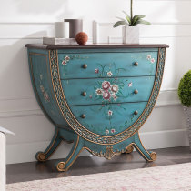 American entrance cabinet Wall corridor Entrance table storage cabinet Door-to-door living room American bucket cabinet European-style foyer cabinet