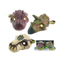 Childrens simulation dinosaur mask model Halloween trick toy Tyrannosaurus Triceratops mask animal toy