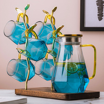 Glass drain rack home living room creative water cup storage rack tea cup rack wooden hanging water cup rack rack