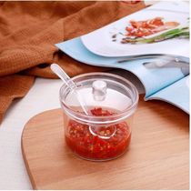 New restaurant restaurant seasoning bottle clear vinegar jar vinegar pot home seasoning bottle Jar Kitchen salt sugar jar Chili