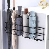Umbrella holders household door parachute frame hook wall-mounted shelves into door artifacts