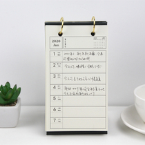 2021 ins wind desk calendar Creative simple trumpet calendar Weekly calendar Schedule plan This schedule Record notes