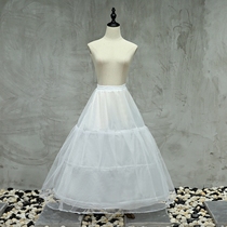 New Korean bridal dress skirt with large size plus gauze three circles and one yarn with bone hard yarn