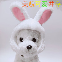 Pet hat cat headgear dog cute funny tiara rabbit Teddy jewelry rabbit ear hat photo props