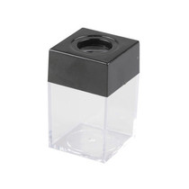 Square paper clip Paper clip box Paper clip recycling tube with magnetic black paper clip paper clip holder