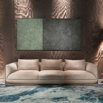 visionnaire same Italian style light luxury high-end villa mansion furniture custom frosted leather sofa combination