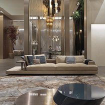 Visionnaire with Italian modern furniture mansion Villa leather leather sofa combination minimalist