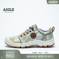 AIGLE AIGLE Autumn and Winter TL LOW W CVS PT womens anti-splashing anti-fouling breathable rubber shoes