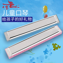 Childrens gift Swan brand mouth organ 10 holes 24 holes 28 holes harmonica Polyphonic C tune beginners students use musical instruments