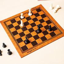 Factory professional simple modern style Board mat PU double-sided leather heat insulation chess