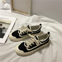  Daughters fashion blogger recommends ~ canvas shoes student cloth shoes board shoes all-match round head low top shallow mouth leisure