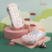 Baby mobile phone toy children baby can bite simulation puzzle early education music phone 0-1-3 year old girl boy