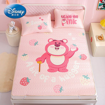 Latex Cool Mat Children Ice Silk Breathable Anti Slip Machine Washable Baby Air Conditioning Cartoon 1 5M Three sets of seats