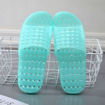 Crystal Slippers Female male plastic Deodorant Home Couple Bathroom for Flush Cool Hollowed-out Hollowed-out Dongle Shoes Bath Flat Bottom Anti Slip
