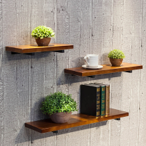 Wall Shelving Wall Solid Wood Lined separator Decorative Shelves Wall-mounted Shelf Wall Shelf Kitchen Laminate shelf